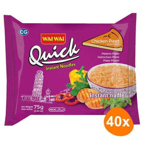 Quick Noodles Chicken Pizza ( HALAL)