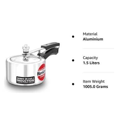 PRESSURE COOKER(INDUCTION BASE) WHITE