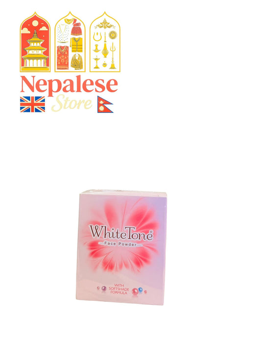 White tone face powder