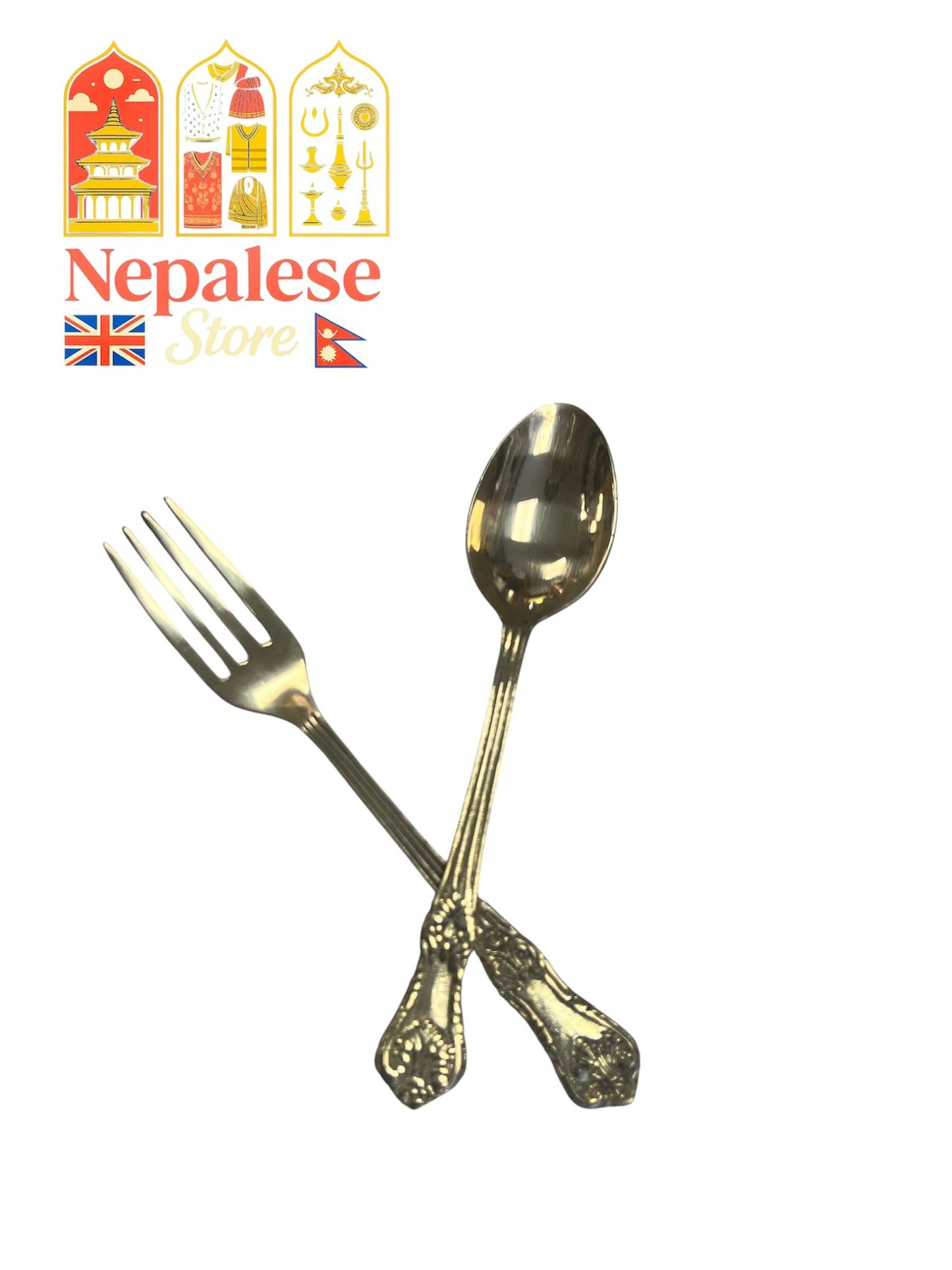 Charesh spoom and fork